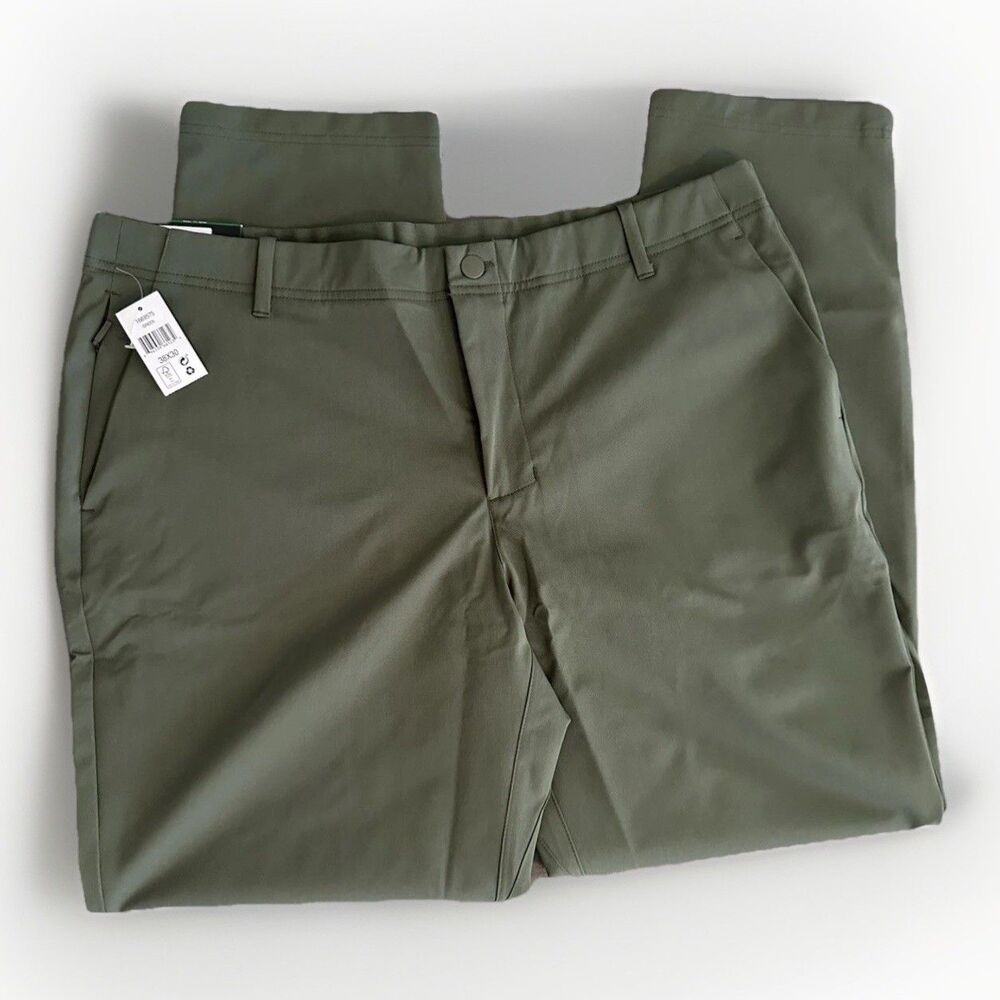 NWT‎ Mondetta Outdoor Project Men's Performance Stretch Green Chino Pant 38x30
